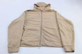 Nike Embroidered Logo Running Graphic Zip Up Hoodie PreShrunk Cotton Blend Feel