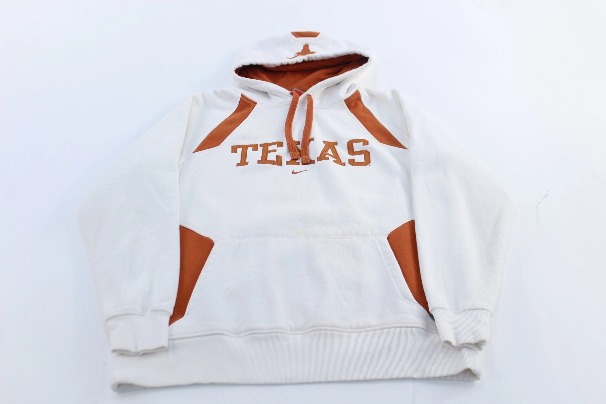 Operation Occasion Nike Embroidered Swoosh Logo University of Texas Pullover Hoodie