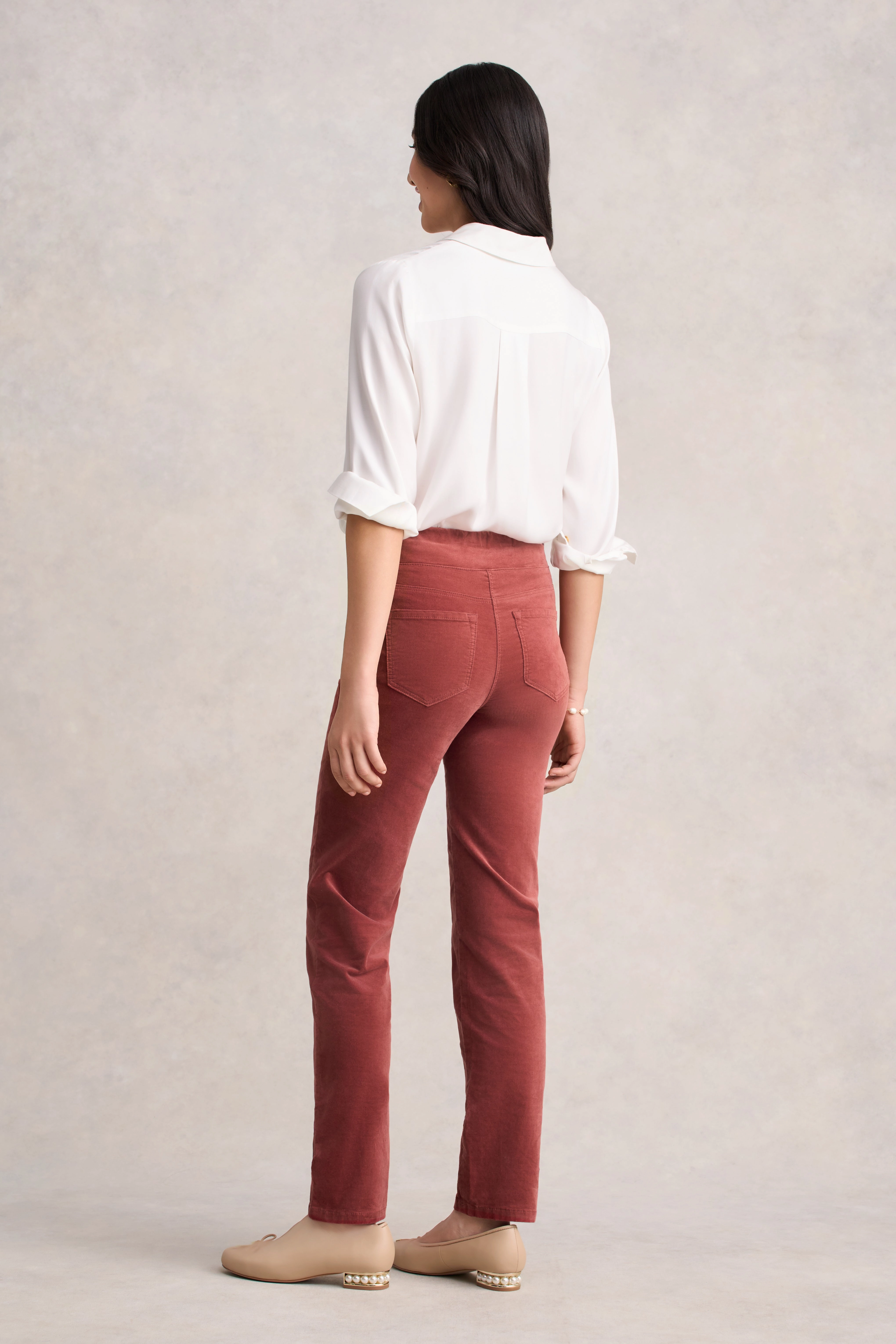 Bengajean? Velvet Straight Leg - Rosewood Soft Core Easy Option