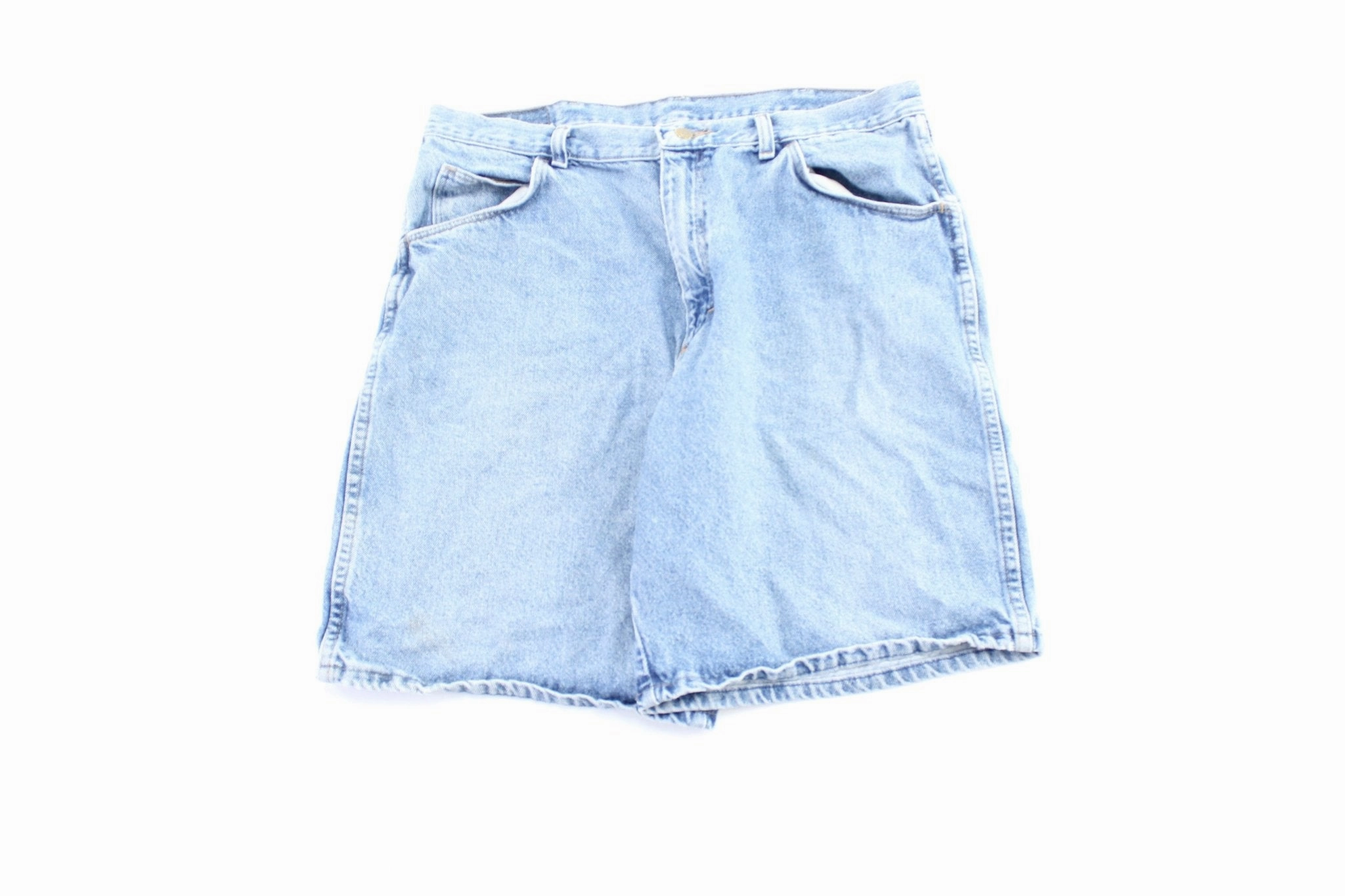 SecureClosureSystem ReinforcedSeams Wrangler Light Wash Denim Shorts