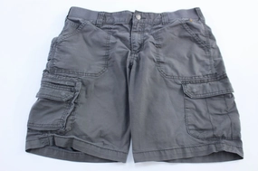 Women's Carhartt Logo Patch Grey Shorts Chill Comfort Wear