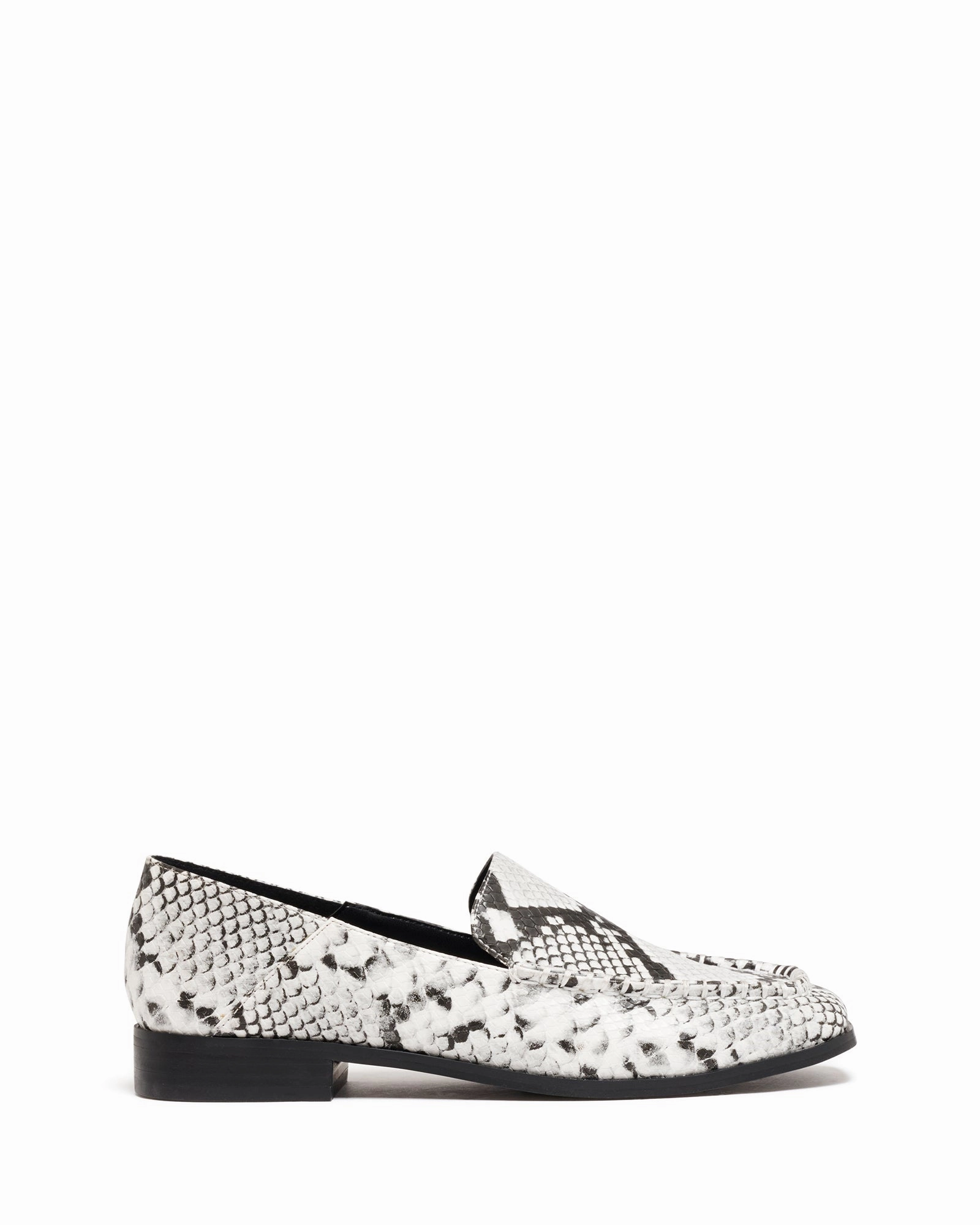 Nova Loafer Black/White Snake Barefoot feel