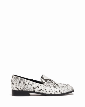 Nova Loafer Black/White Snake Barefoot feel