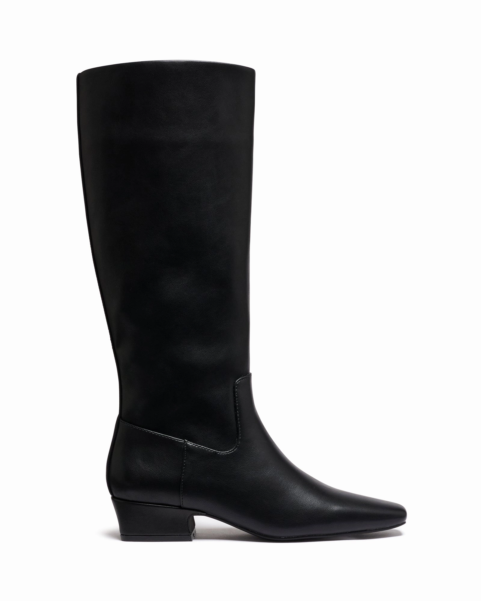 Anine Tall Boot Black Perfect For Hiking Crisp Look