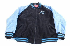 Vintage Carolina Panthers Football Wool & Suede Jacket desert waterproof