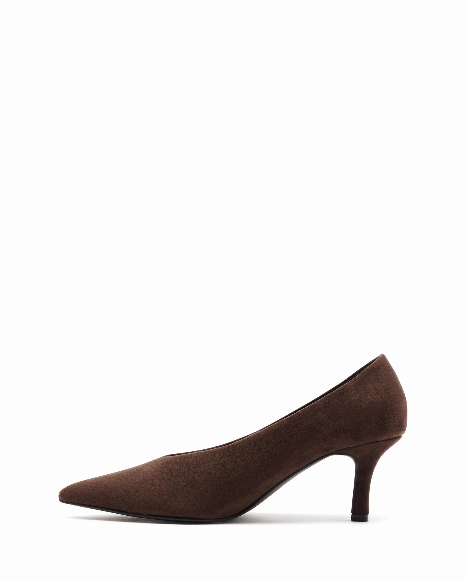 Summer Heels Jordyn Pump Chocolate Suede