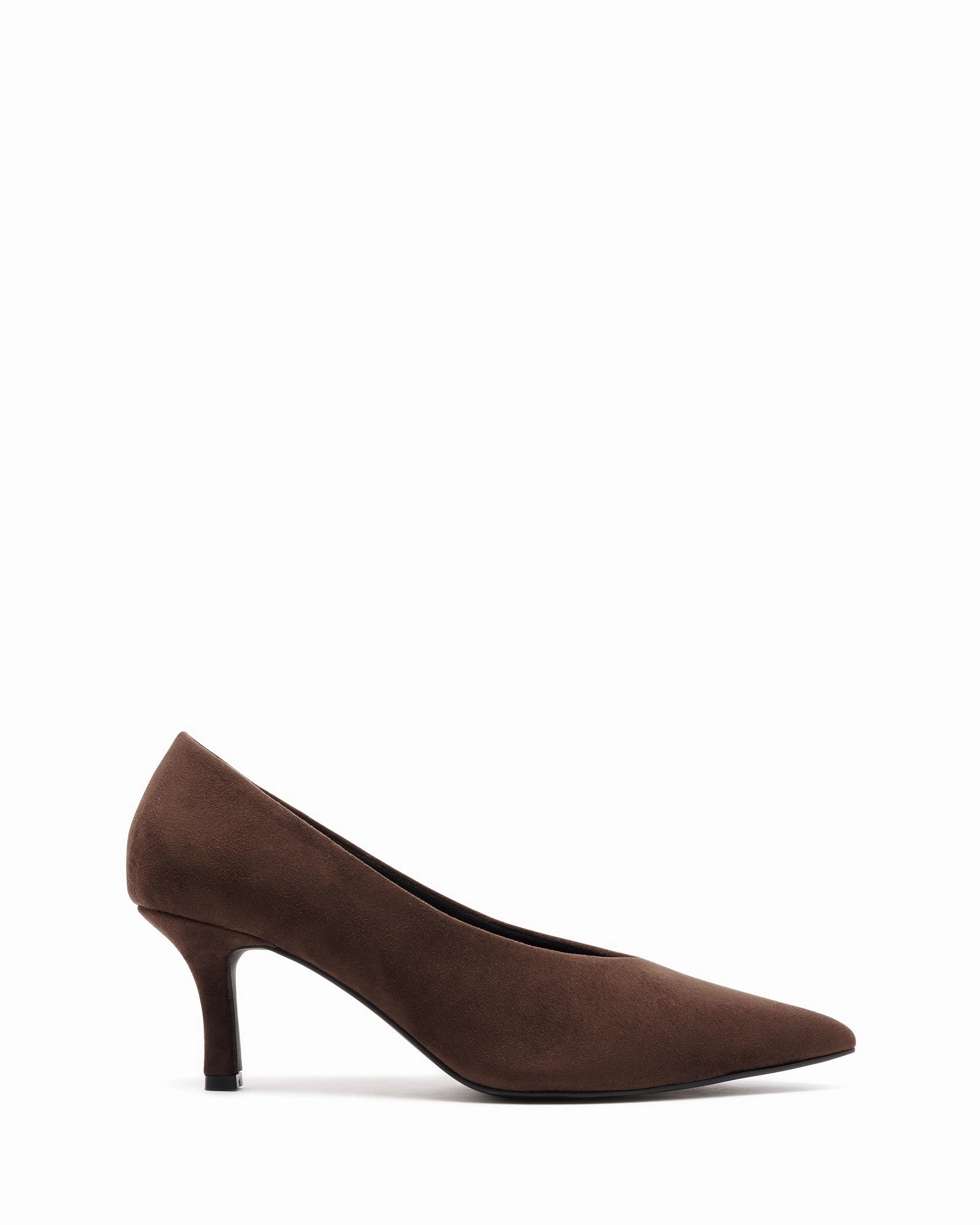 Comfortable Mood Ready Jordyn Pump Chocolate Suede