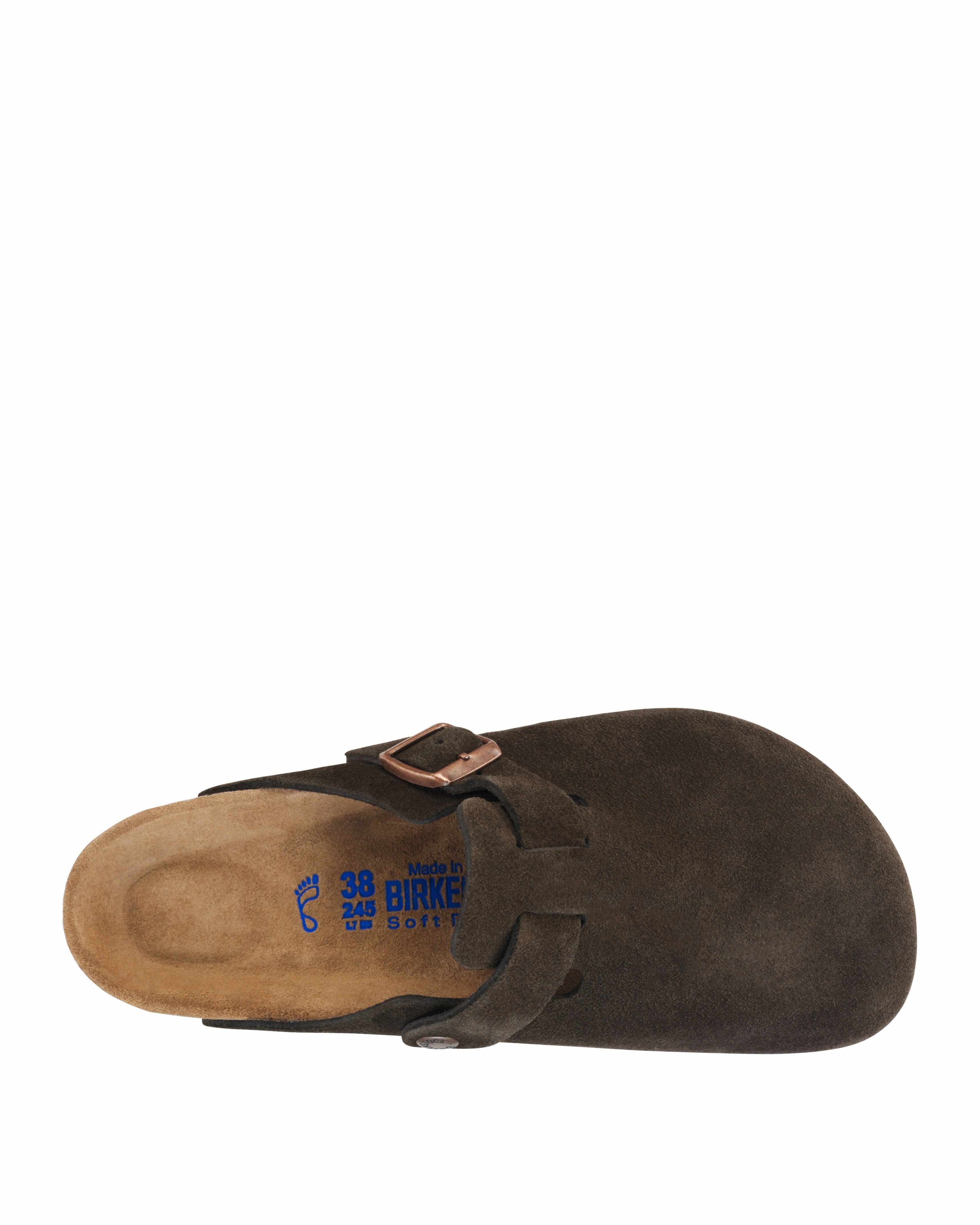 Functional Style Slides Warm Weather Shoes W Boston SFB Mocca Suede 660461