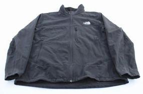 Describe Service The North Face Embroidered Logo Black Zip Up Jacket