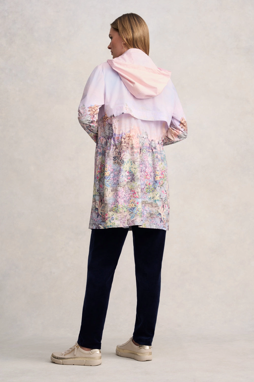 Top Guard Multi Use Piece Packable Spray Jacket - Scenic Sunset Print