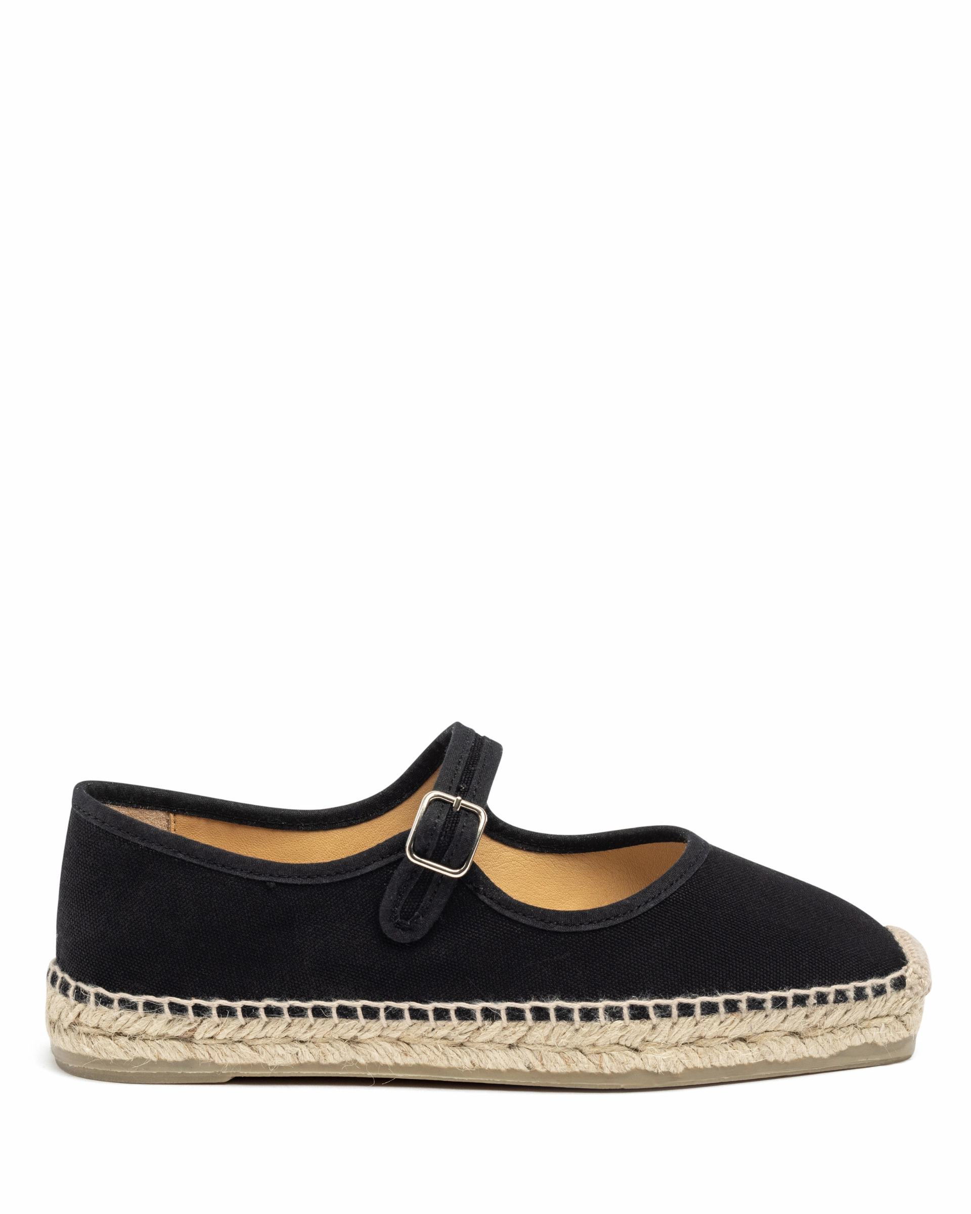 Thong Style Padua Mary Jane Negro Espadrille