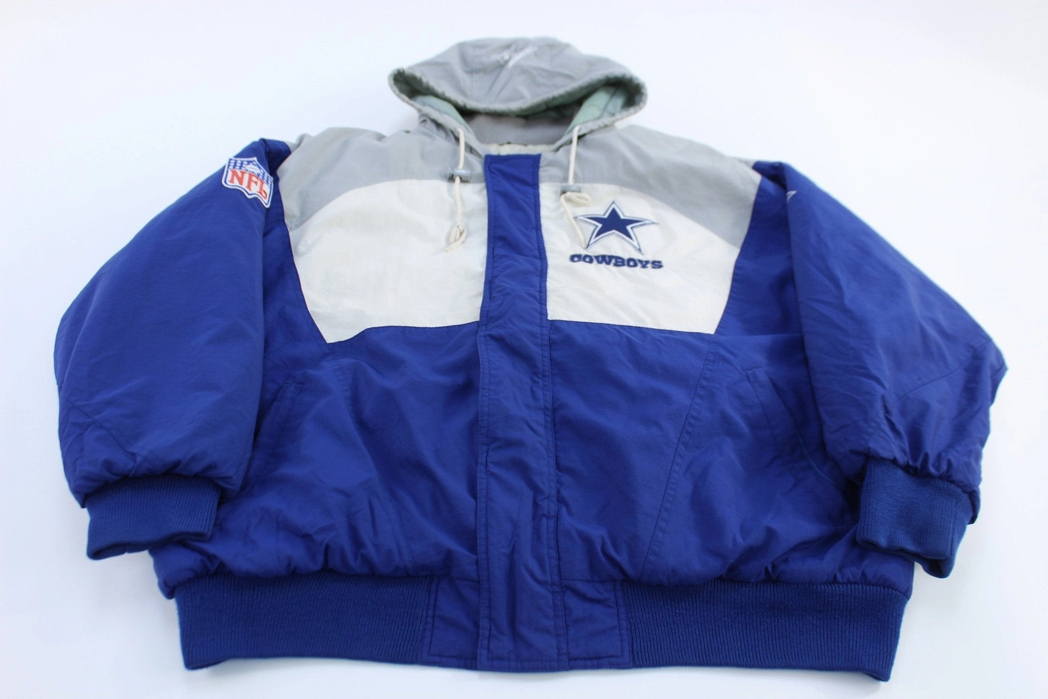 Sporty Design Wind Blocker Gear Vintage Apex Dallas Cowboys Football Puffer Jacket
