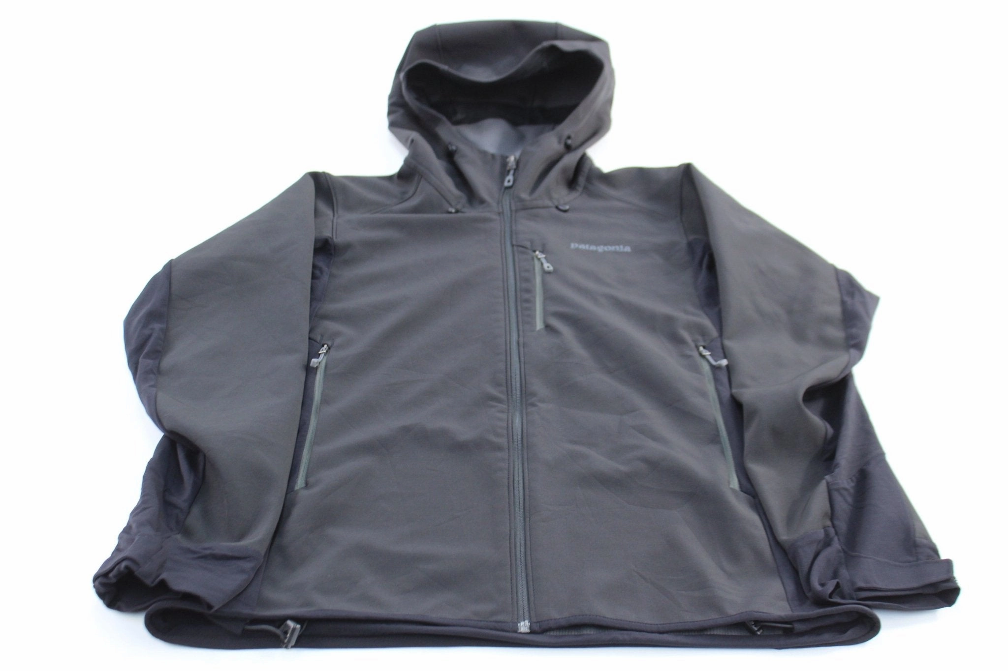 Layered Protection Active Fashion Patagonia Embroidered Logo Black Adze Hybrid Jacket