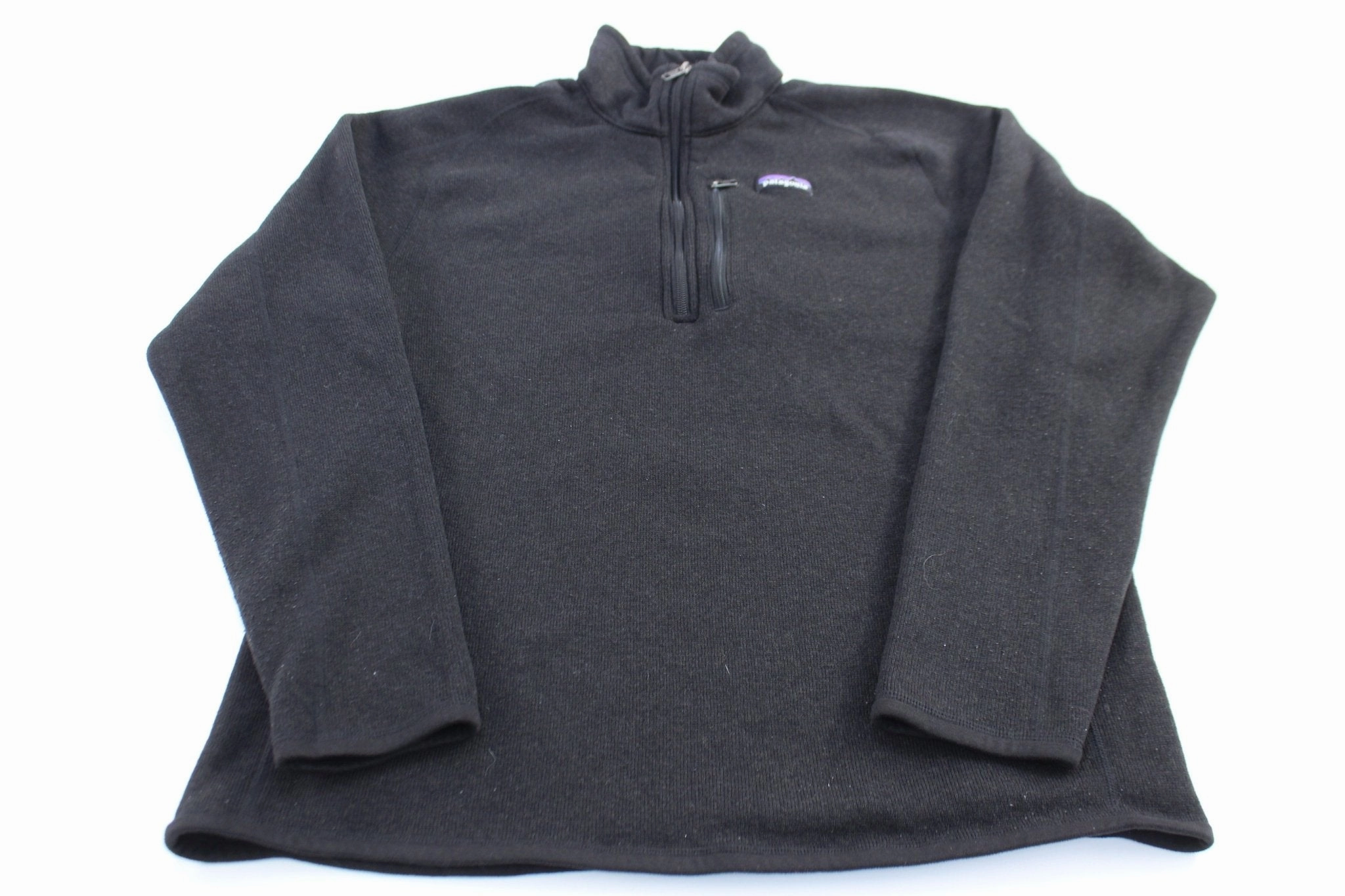 DropShoulder Patagonia Logo Patch Black Better Sweater