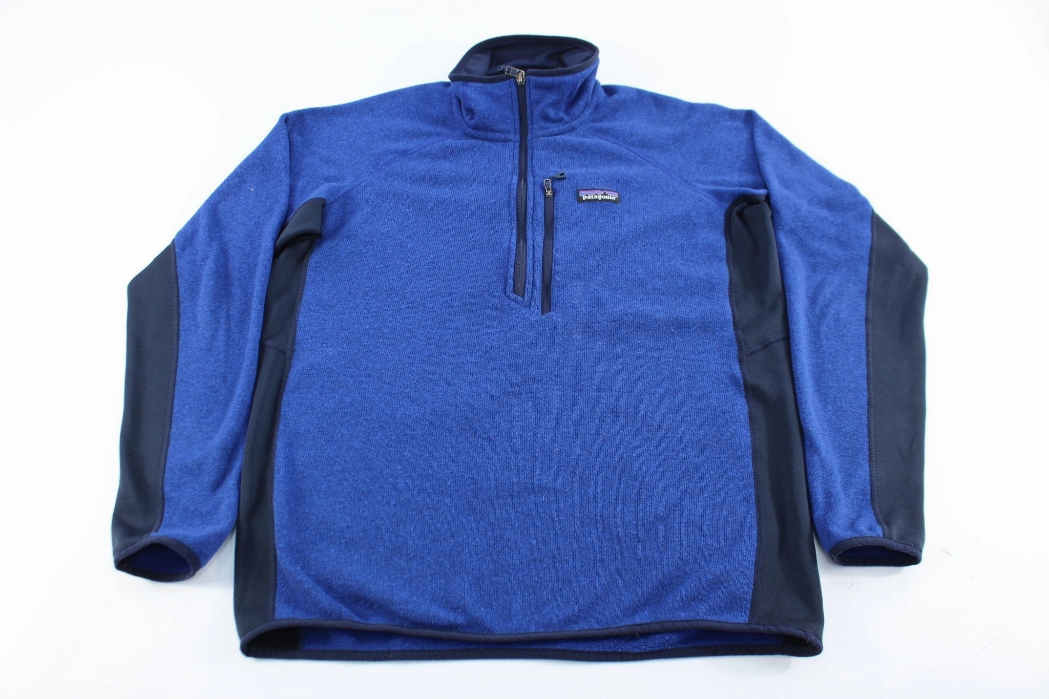 Closet Patagonia Logo Patch Blue Pullover Jacket
