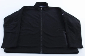 Fall Friendly Patagonia Synchilla Logo Patch Micro Black Fleece Jacket