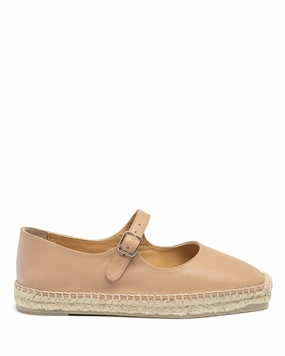 Neutral Look Pepa Mary Jane Nude Espadrille