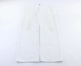 Anti Pilling Textile anti slip grip Dickie's Logo Patch White Carpenter Pants