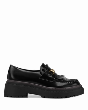 Perry Black Leather Bright Path