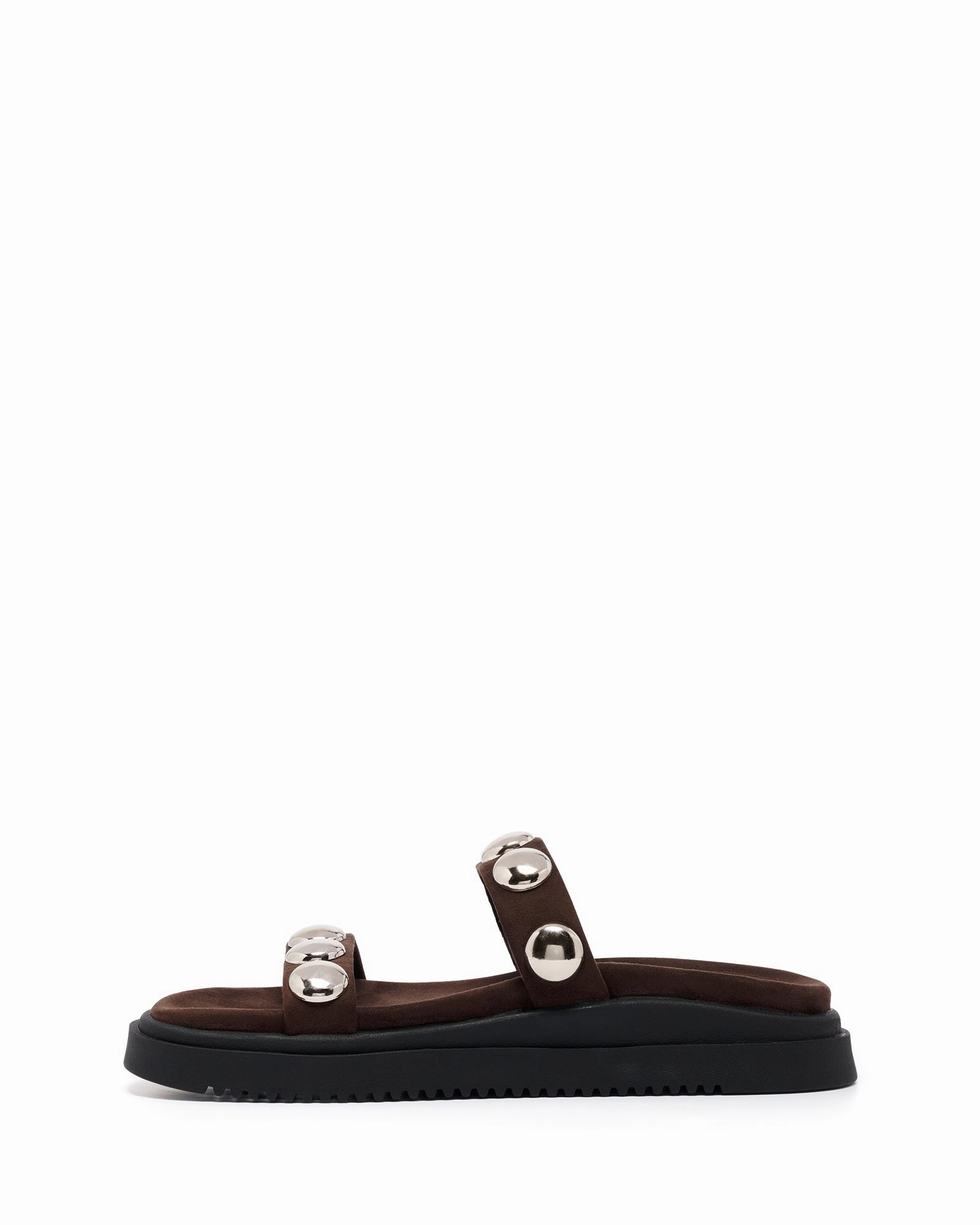Odor Resistant Technology Persona Sandal Chocolate Suede