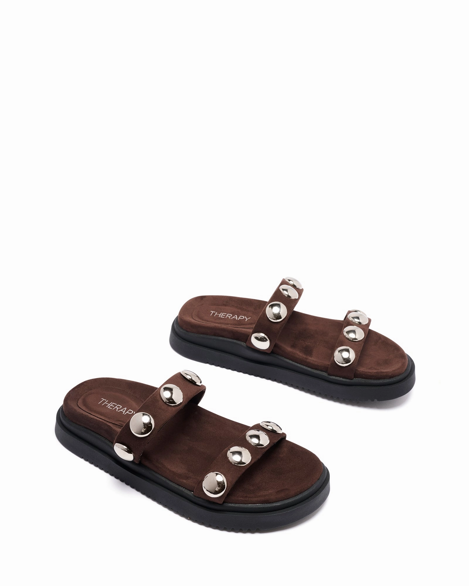 Persona Sandal Chocolate Suede adjustable shoes