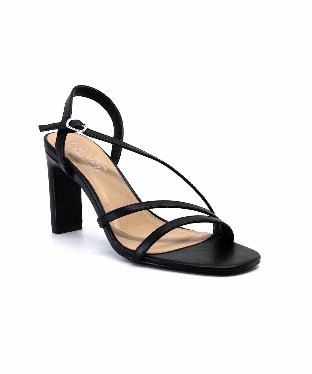 Pesaro Black *FINAL SALE* Pointed Sandals