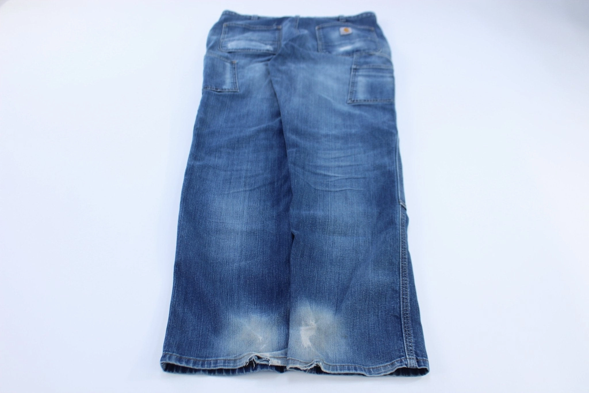 Comfortable Look Wear ThermalInsulation Dickie's Logo Patch Double Knee Carpenter Jeans