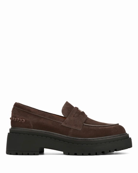 Daily Hold Retro Style Pimlico Brown Suede