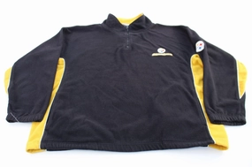 Pittsburgh Steelers Football Embroidered Fleece Pullover Adjustable Drawstring Waist Sporty Fit