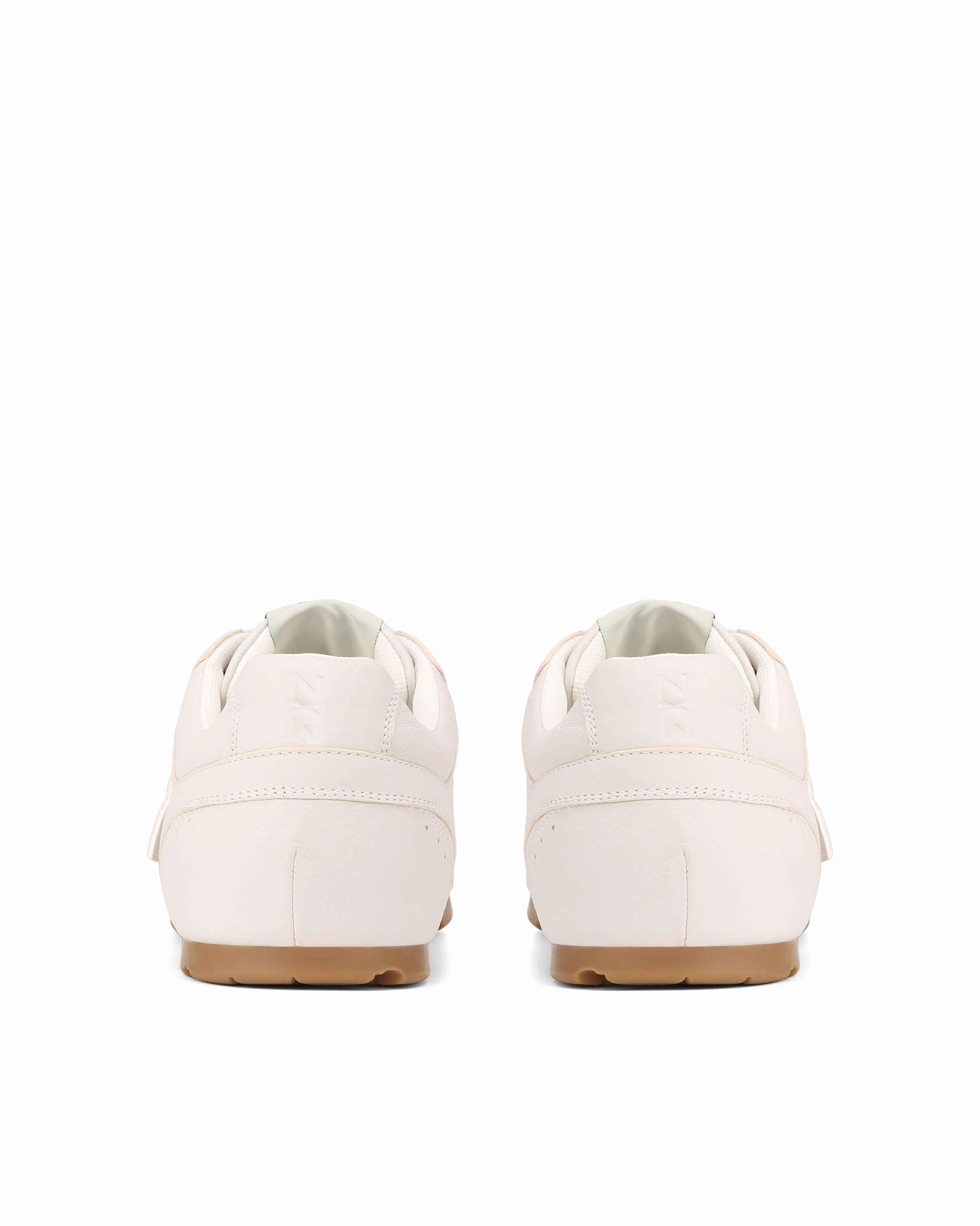 Atlas-M White Leather Comfortable ankle padded insole