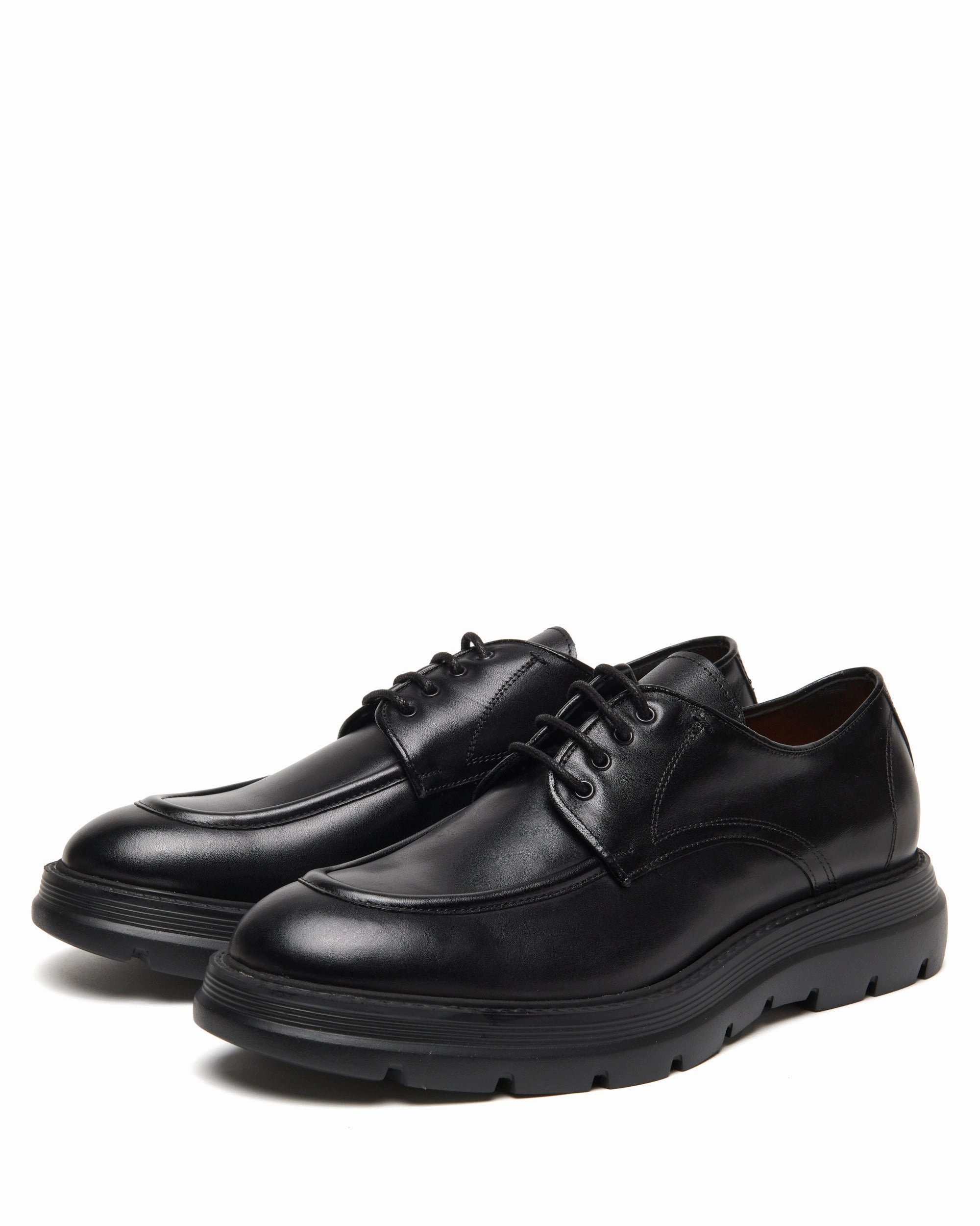 Modern Fit Aron Black Leather