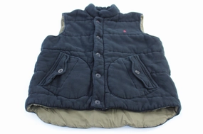Polo by Ralph Lauren Embroidered Logo Black Puffer Vest Everyday Coverage night
