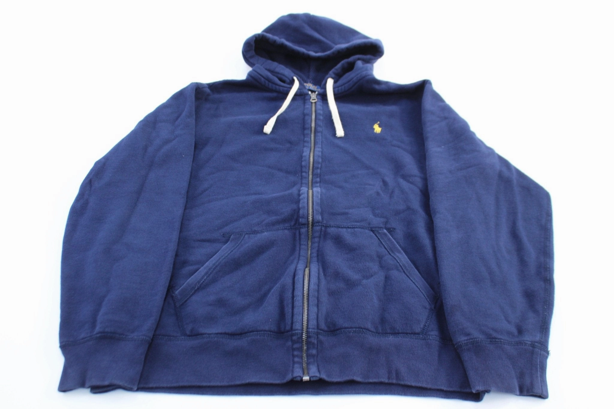 Adaptive Layering System Polo by Ralph Lauren Embroidered Logo Blue Zip Up Hoodie