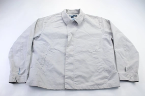 Bestow Fashionable Outerwear Polo by Ralph Lauren Embroidered Logo Light Grey Zip Up Jacket