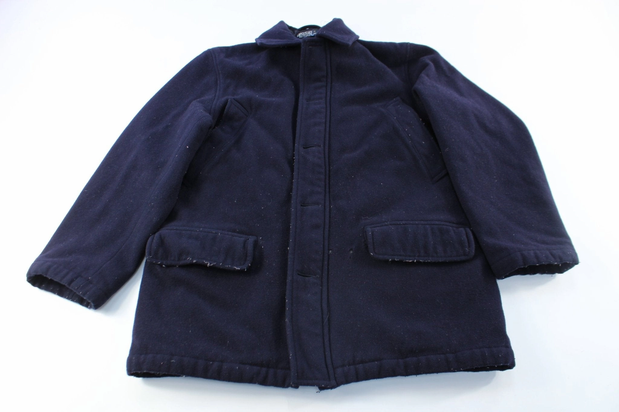 comfort enhancer Polo by Ralph Lauren Navy Blue Coat