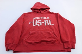 Polo by Ralph Lauren Red Norfolk Pullover Hoodie Daily Fit Windbreaker Tech