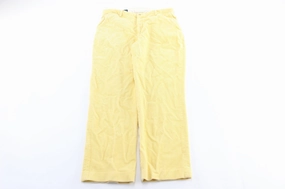 Polo by Ralph Lauren Yellow Corduroy Pants Chic Comfort