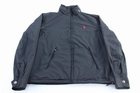 Polo Ralph Lauren Embroidered Logo Black Zip Up Jacket cruelty - free Budget