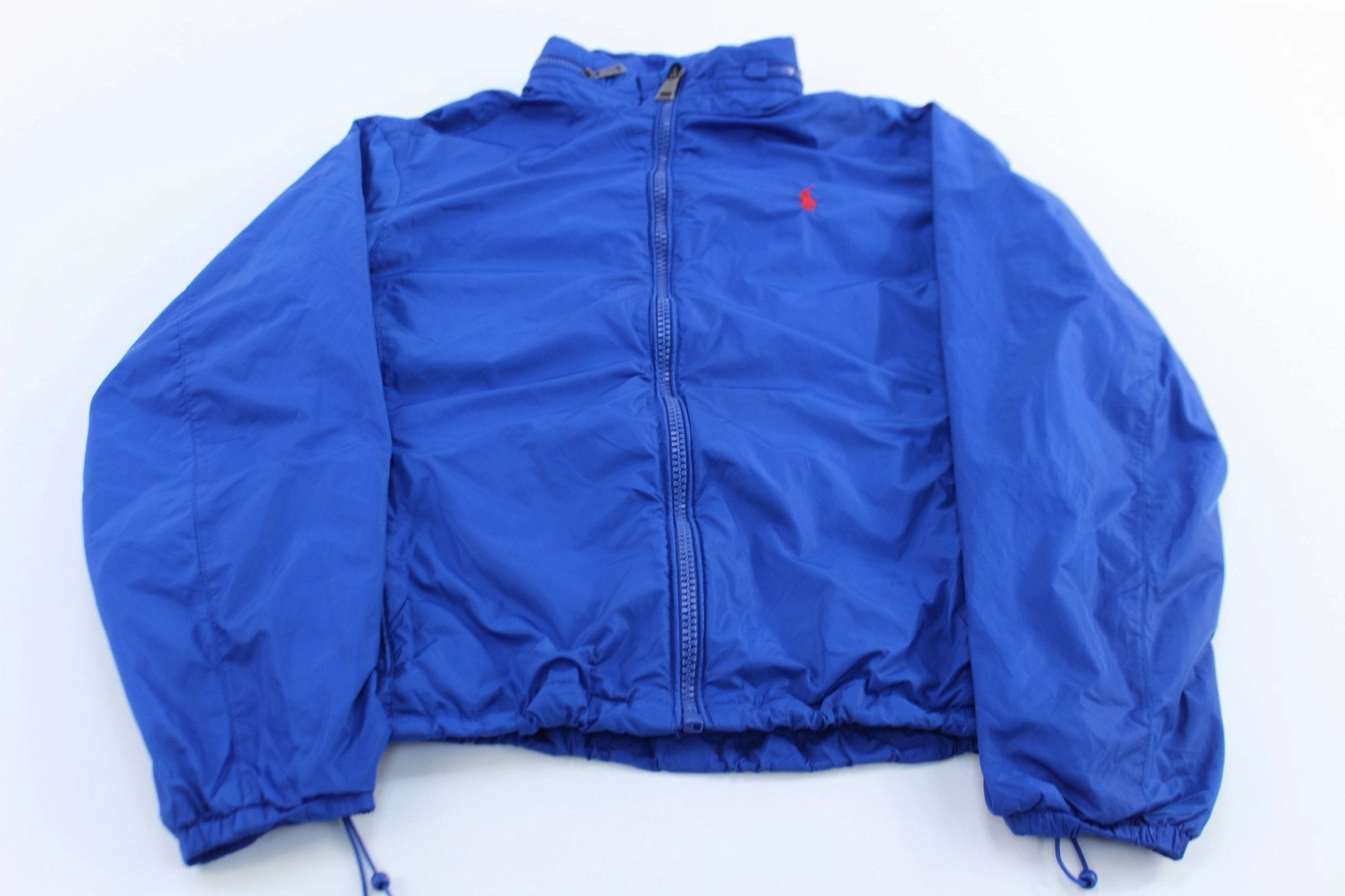 Calendar Polo Ralph Lauren Embroidered Logo Blue Windbreaker Jacket