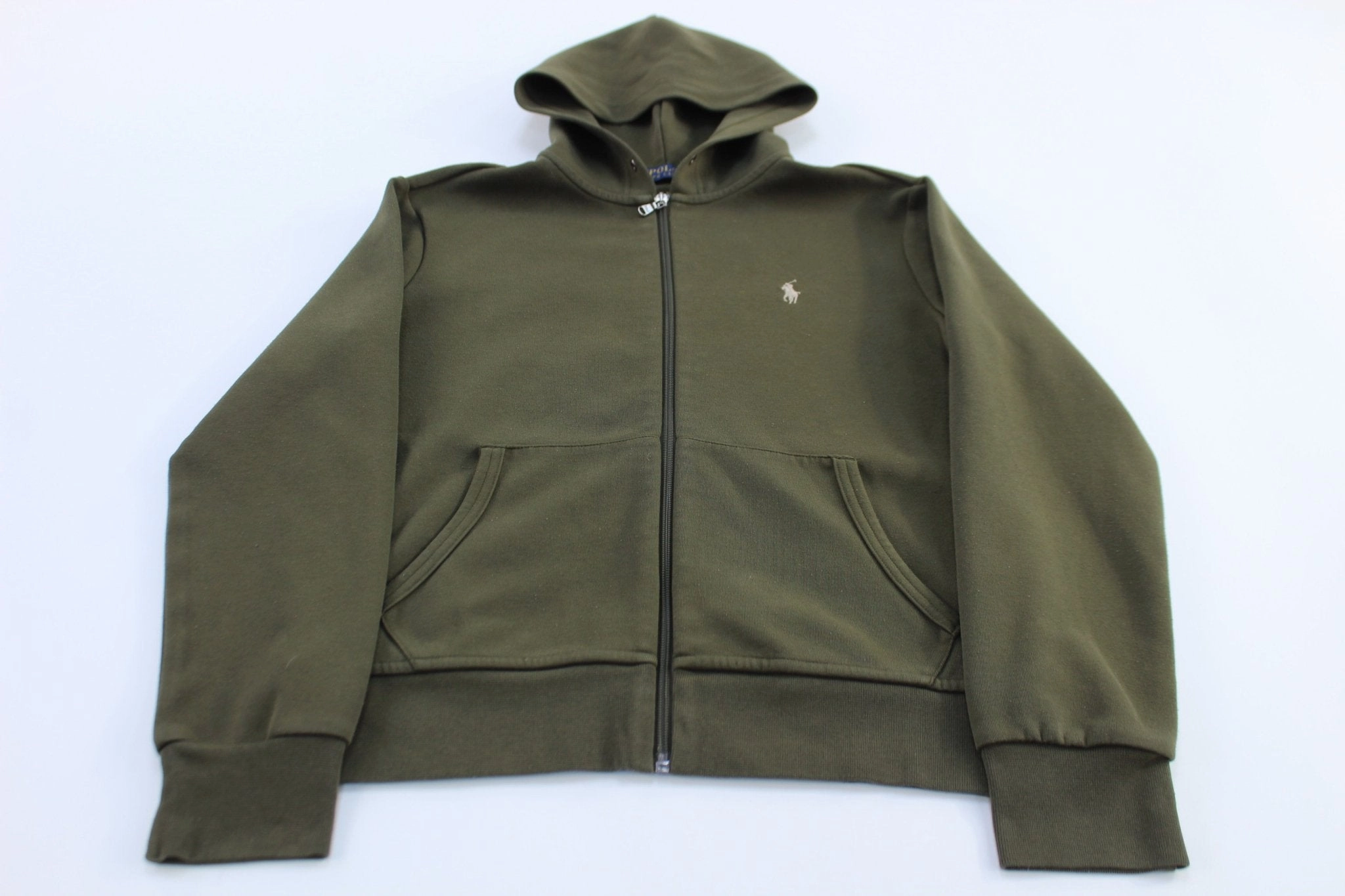Polo Ralph Lauren Embroidered Logo Green Full Zip Jacket Fleece