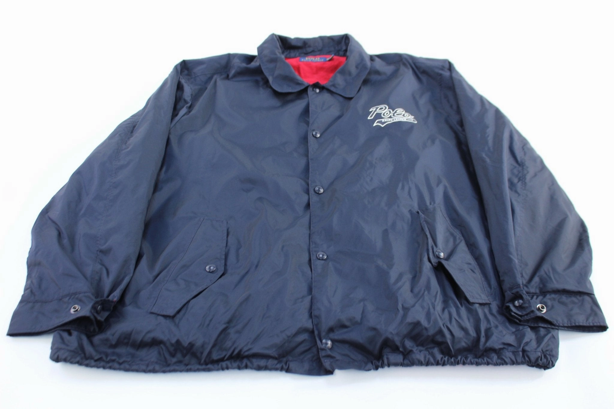 Polo Ralph Lauren Spellout Logo Blue Windbreaker Jacket Expose Mountain