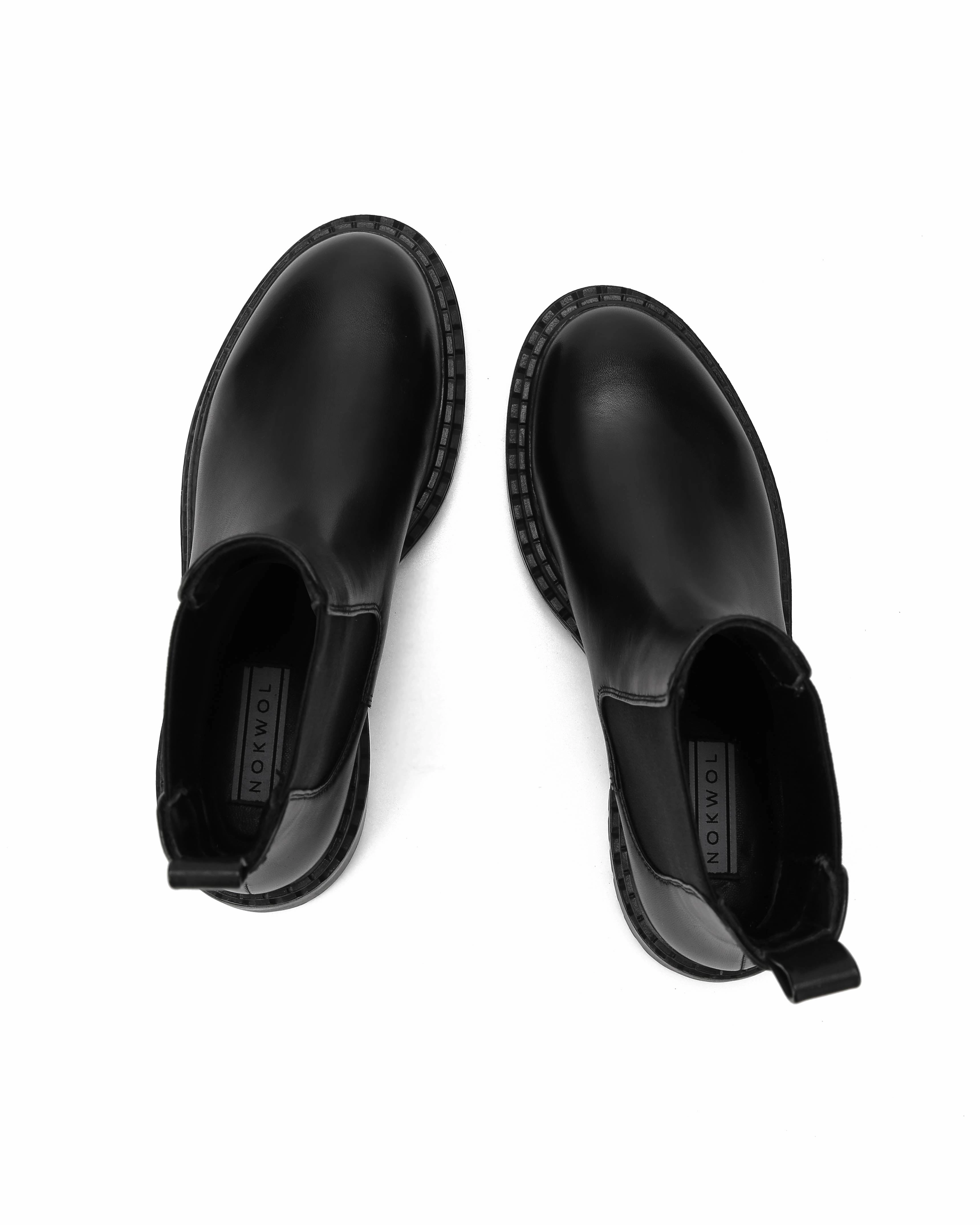 Prahran Black Waxy Leather Cold Days