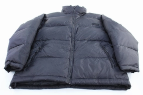 Maximize Temperature Regulating Southpole Embroidered Logo Black Puffer Jacket