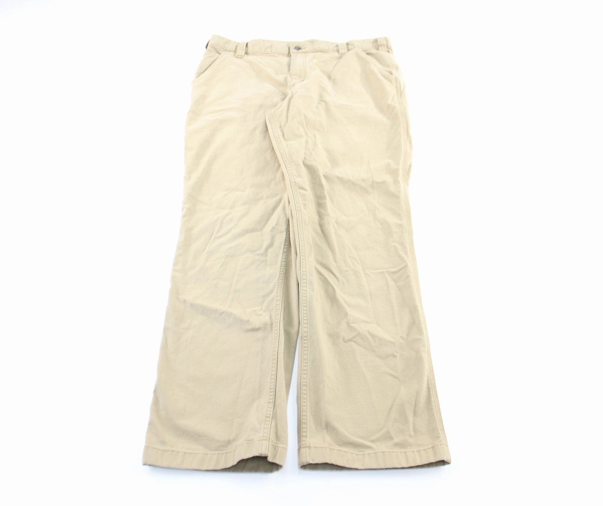 Tapered ankle Carhartt Logo Patch Tan Pants
