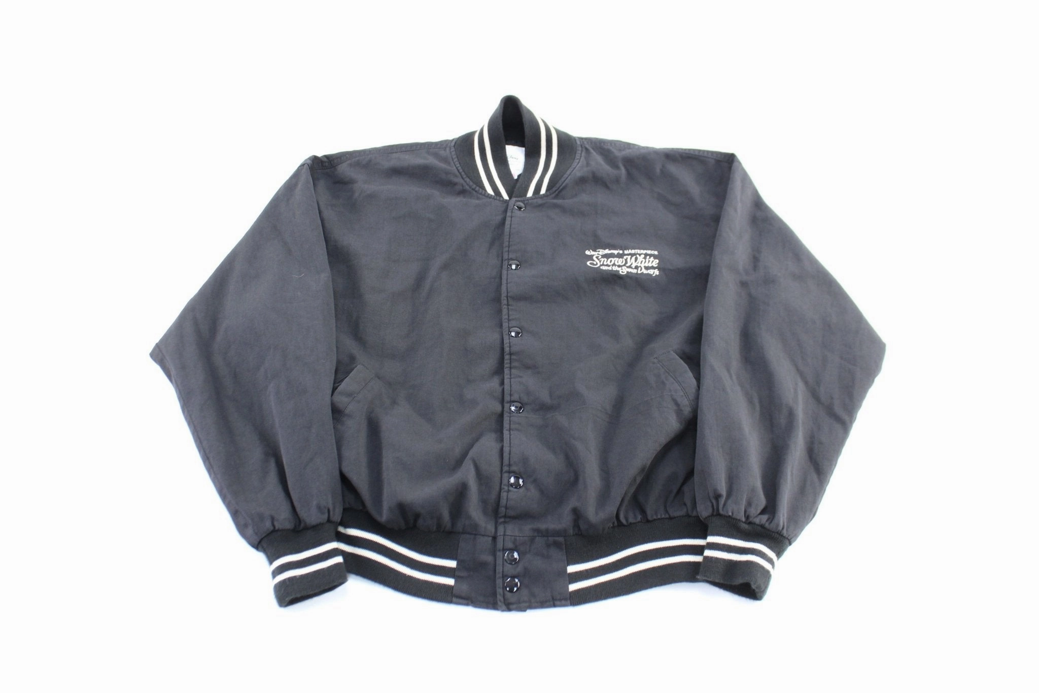 Simple Look Streetwear Style 90's Snow White And The Seven Dwarfs Bomber jacket