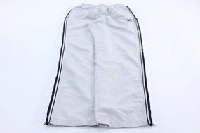 Moisture Lock Technology Trendy Design Adidas Embroidered Logo White & Black Striped Pants