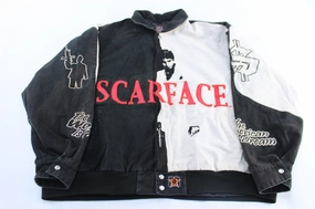 Weatherproof Jacket Quality Assurance Jeff Hamilton Embroidered Scarface Racing Jacket