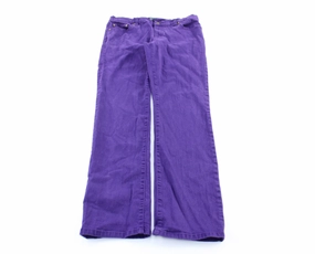 Women's Ralph Lauren Purple Denim Jeans Clean Lines