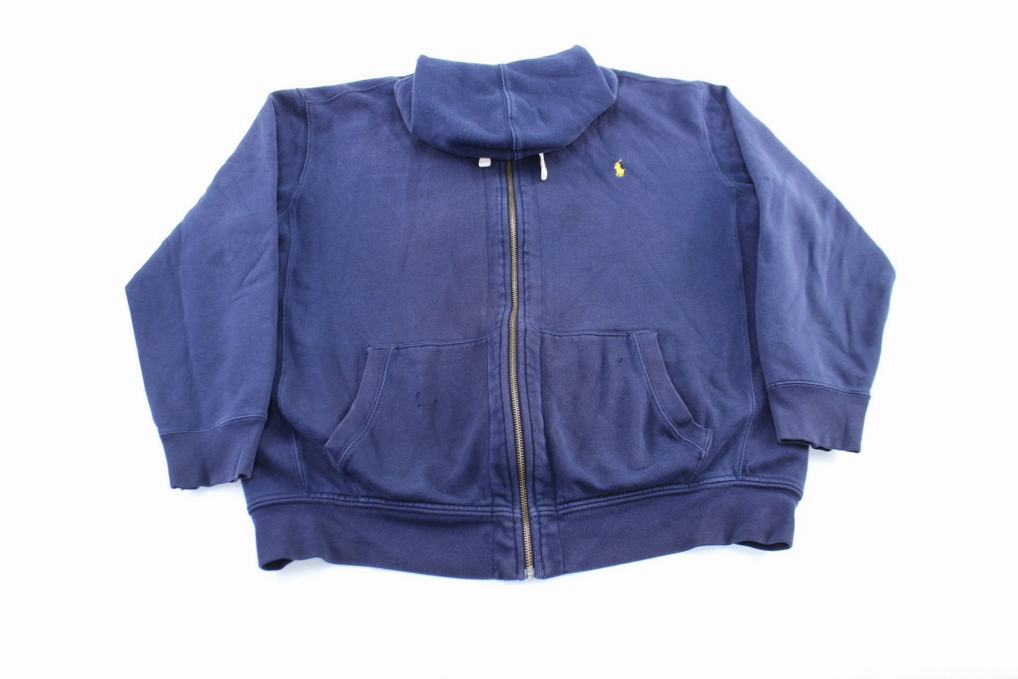 Skate Summer Polo by Ralph Lauren Embroidered Logo Navy Blue Zip Up Jacket