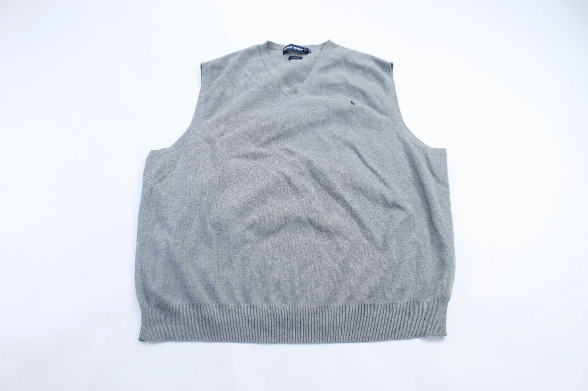 Daily Chill Withstand Polo by Ralph Lauren Embroidered Grey Golf Vest